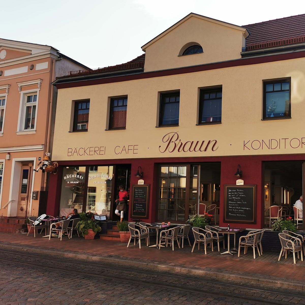 Restaurant "Konditorei Bäckerei Café Braun" in  Doberan