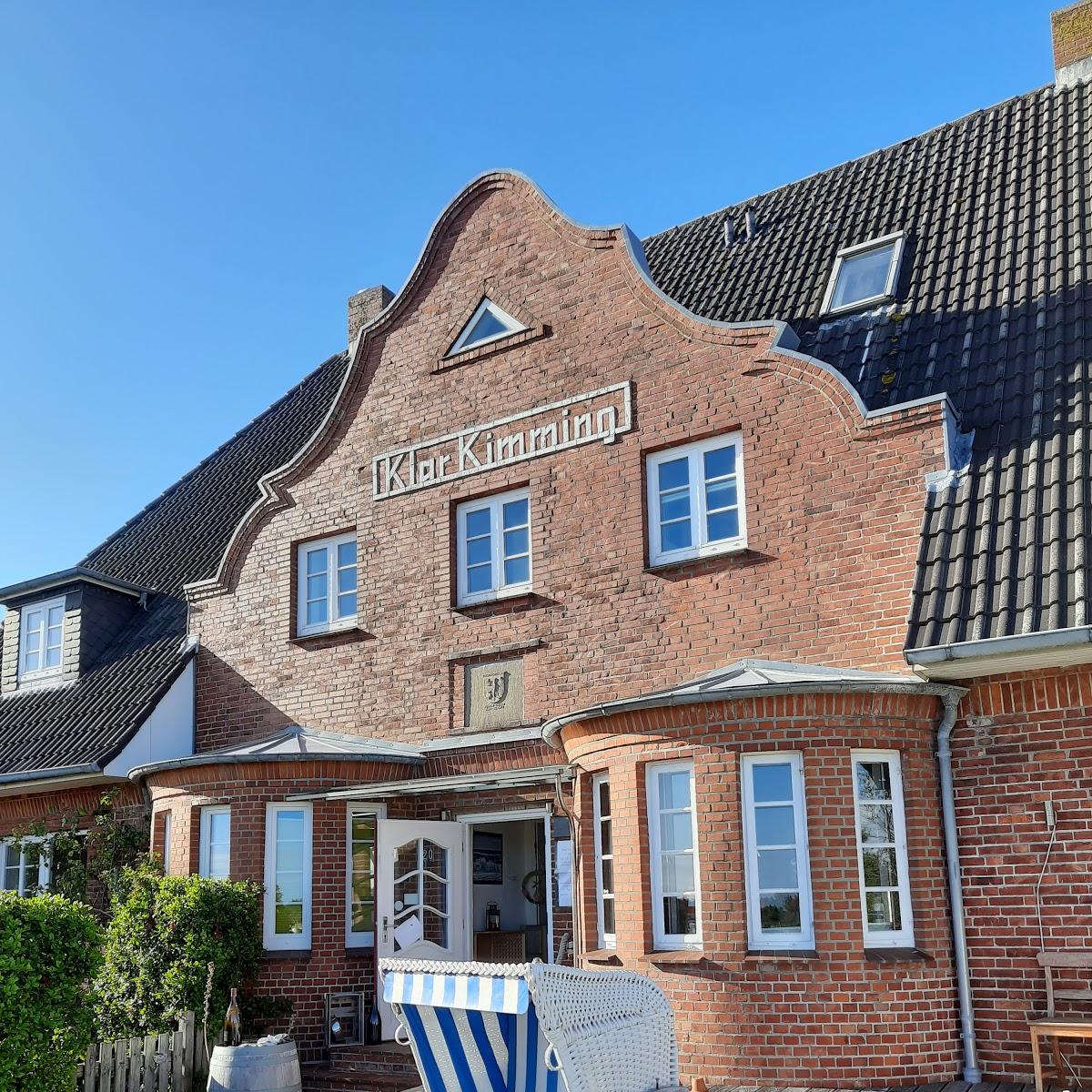 Restaurant "Ferienwohnungen Kapitänshaus Klar Kimming" in Nebel