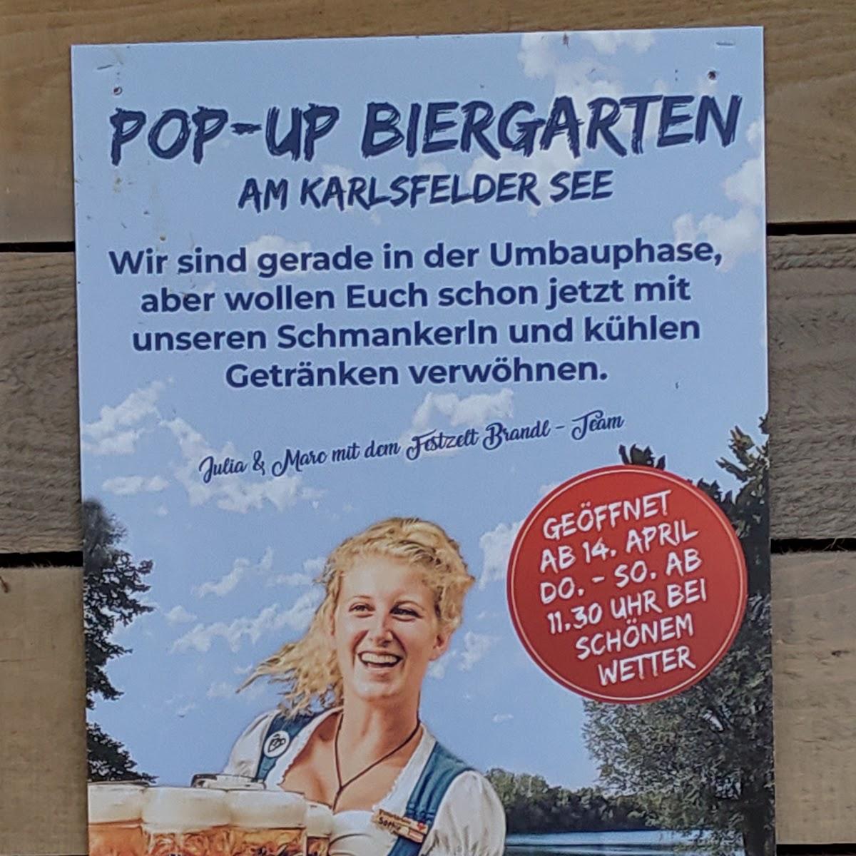 Restaurant "Pop-Up Biergarten am er See" in Karlsfeld