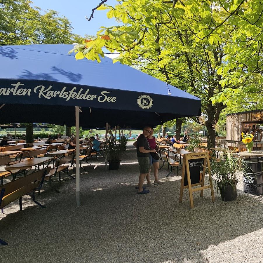 Restaurant "Biergarten am er See" in Karlsfeld
