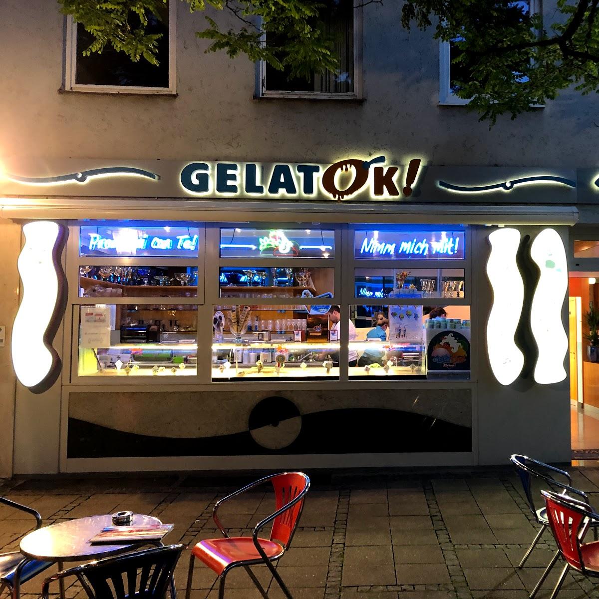 Restaurant "Eisdiele GelatOk! Weilheim" in Weilheim in Oberbayern