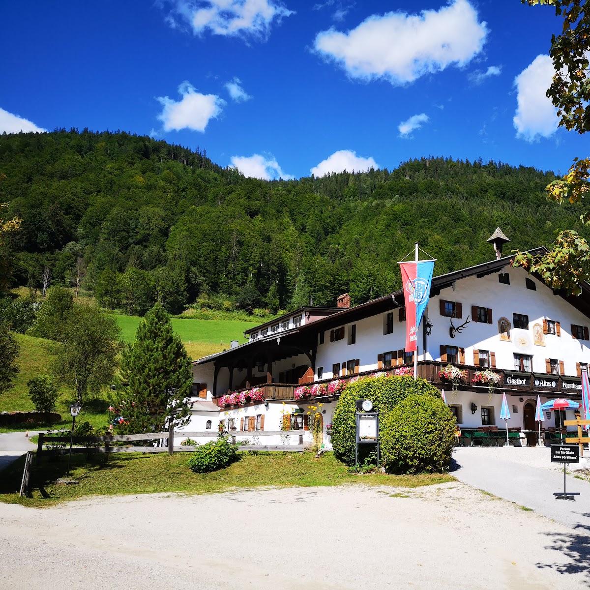 Restaurant "Gasthof Altes Forsthaus" in Ramsau bei Berchtesgaden