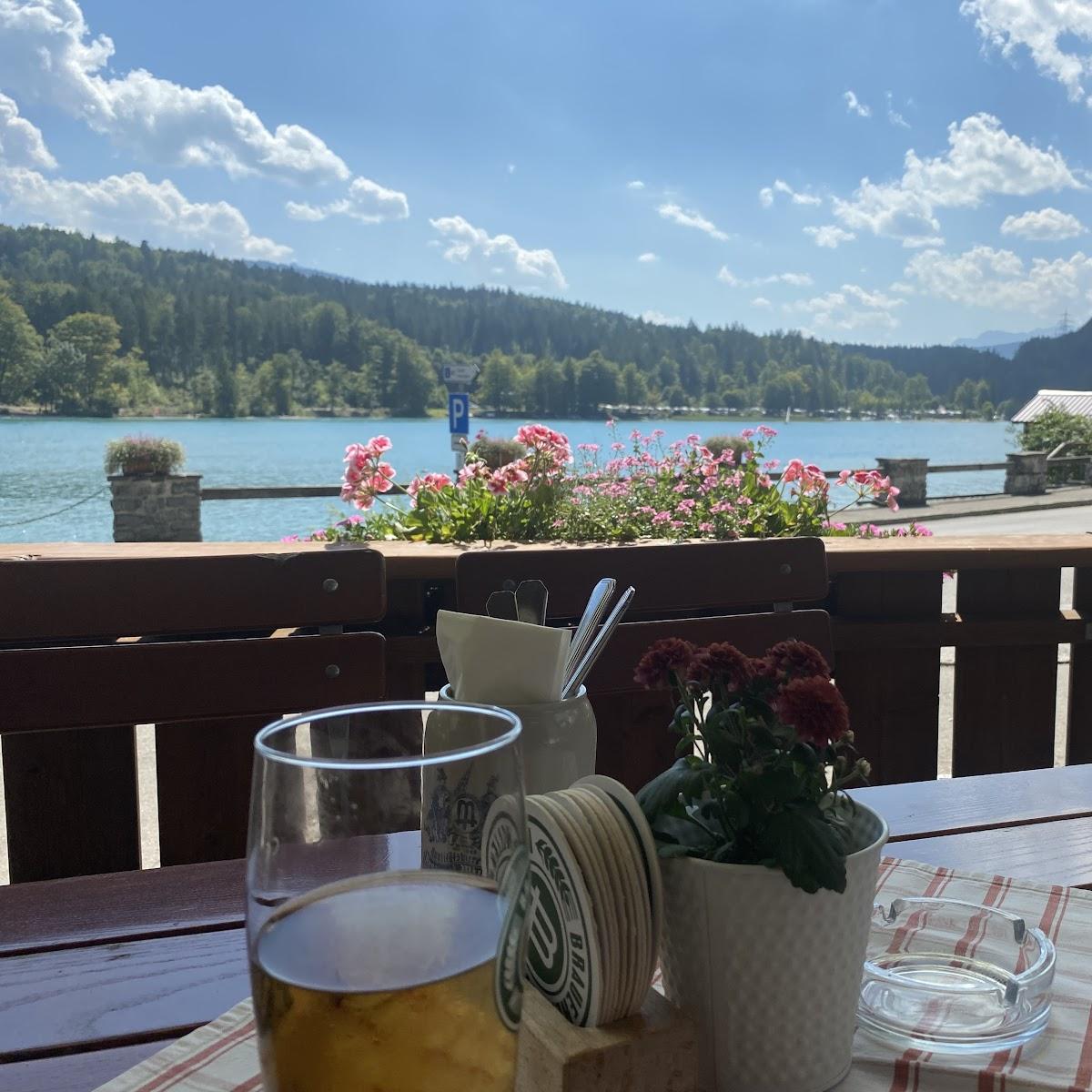 Restaurant "Gasthaus-Cafe Seestüberl" in Kochel am See