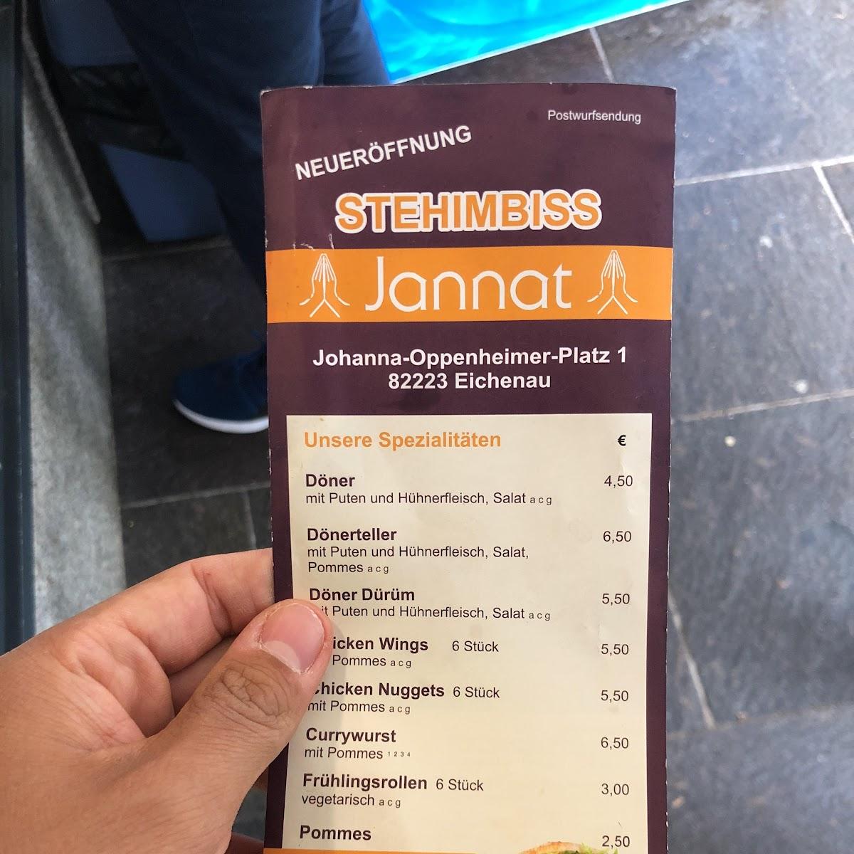 Restaurant "Stehimbiss Jannat" in Eichenau