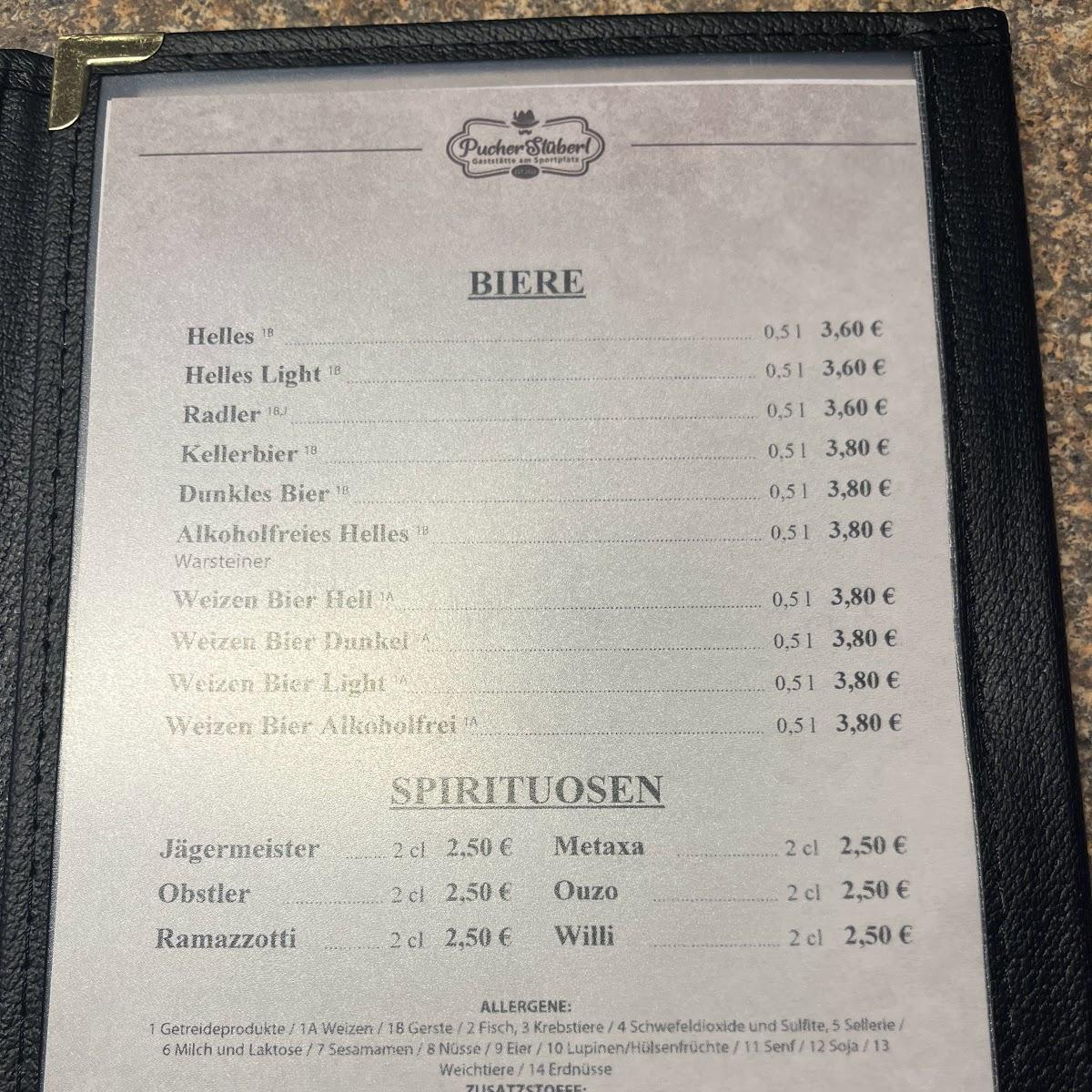 Restaurant "Pucher Stüberl" in Fürstenfeldbruck