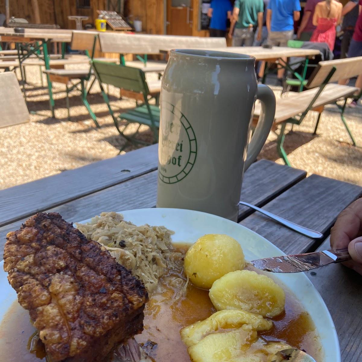 Restaurant "Geyer Biergarten" in Oberreichenbach