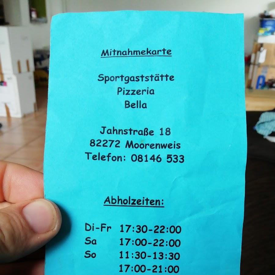 Restaurant "Sportgaststätte Pizzeria Bella" in  Moorenweis
