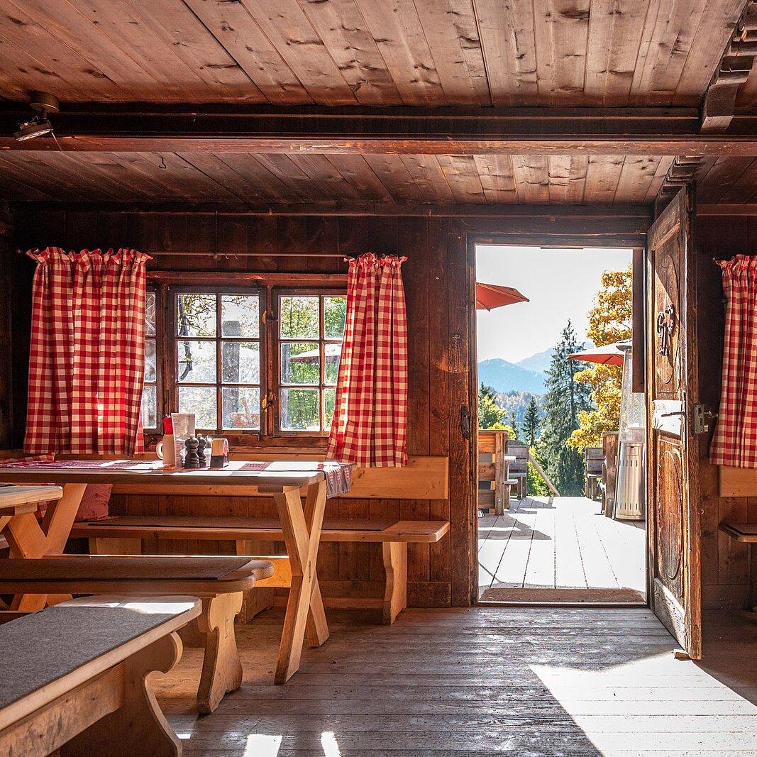 Restaurant "Elmauer Alm" in Krün