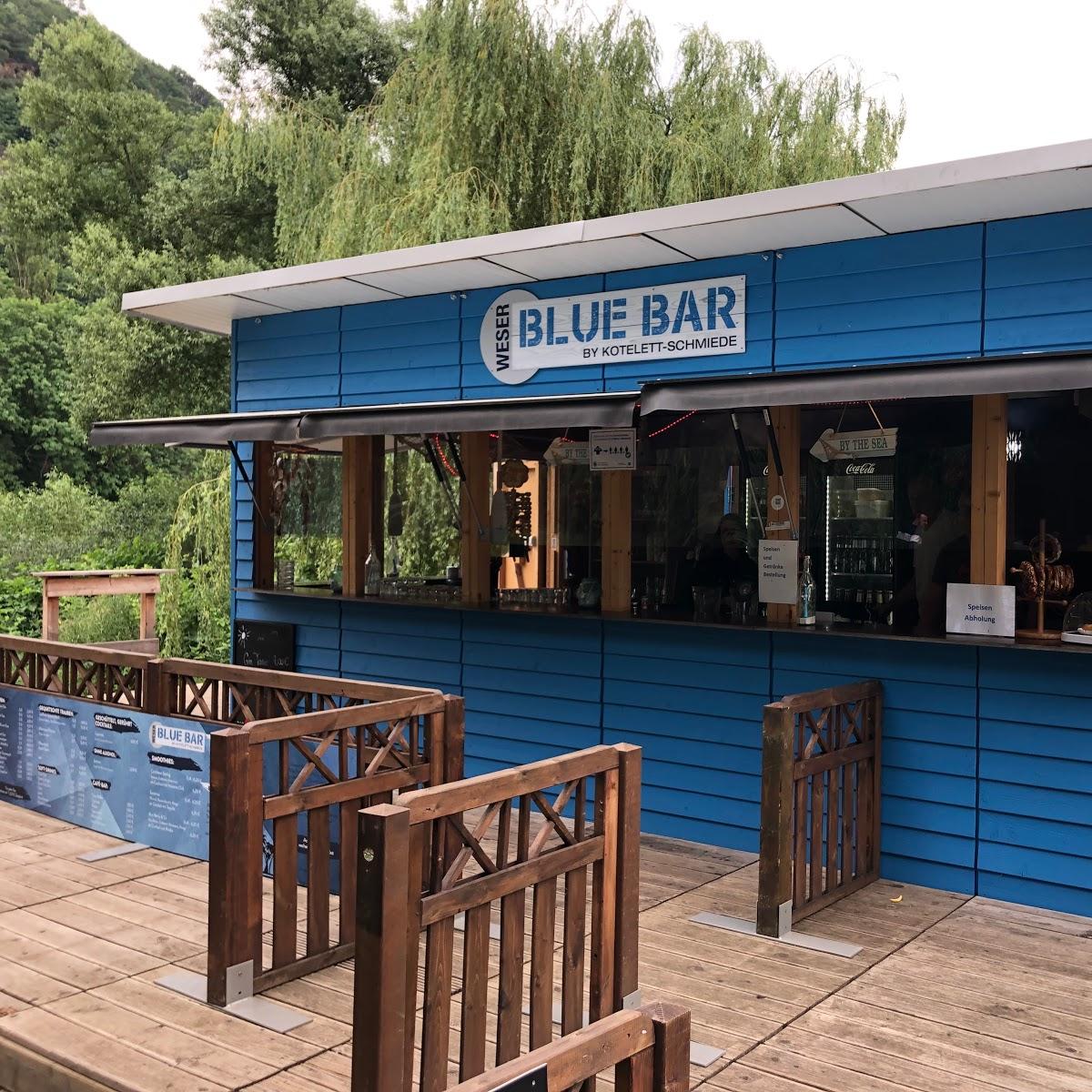 Restaurant "Weser Blue Bar by Kotelett-Schmiede" in Porta Westfalica