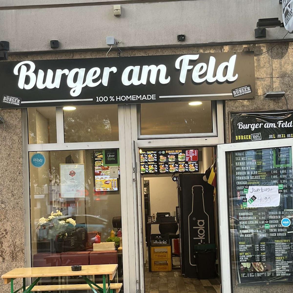 Restaurant "Burger Am Feld" in Berlin