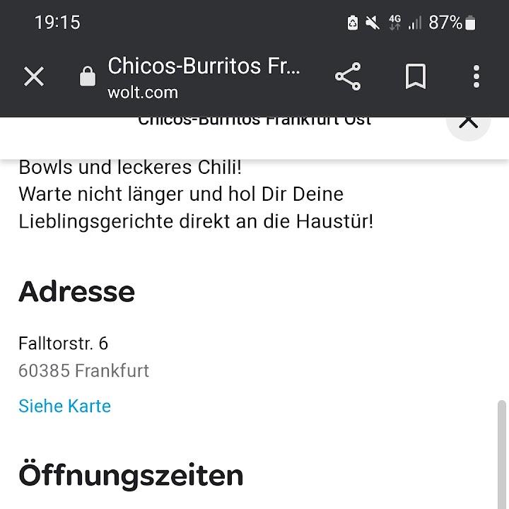 Restaurant "Chicos-Burritos" in Münster