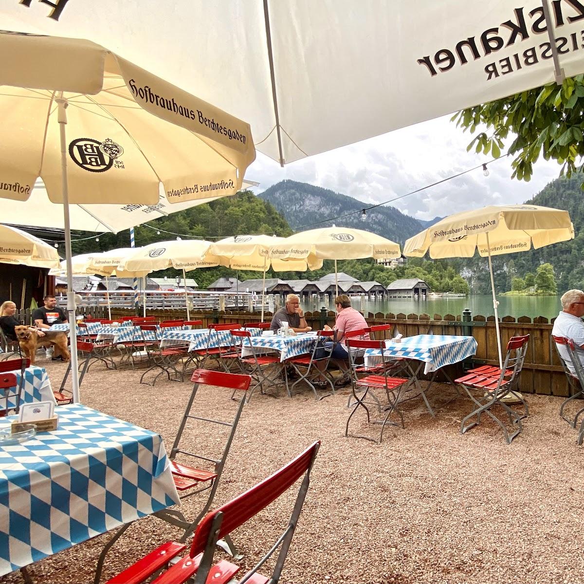 Restaurant "Biergarten am Königssee" in Schönau am Königssee