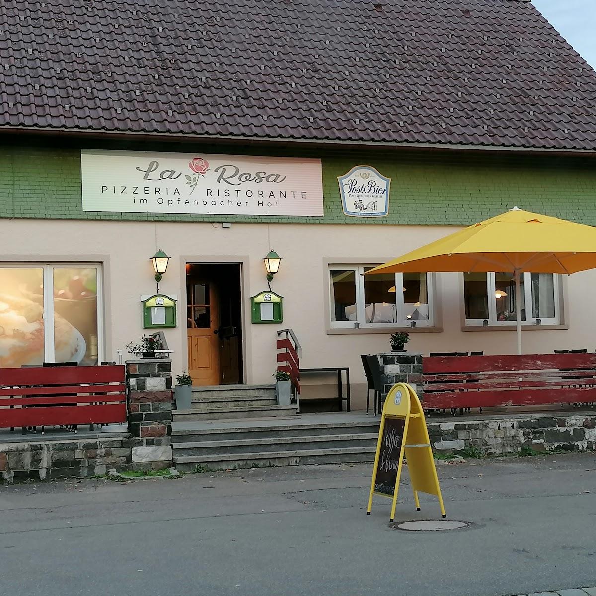 Restaurant "Pizzeria La Rosa" in Opfenbach