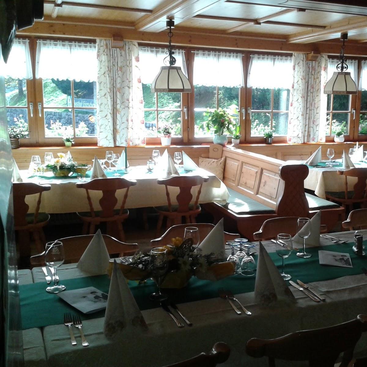 Restaurant "Gasthof Hirschen" in Todtnau