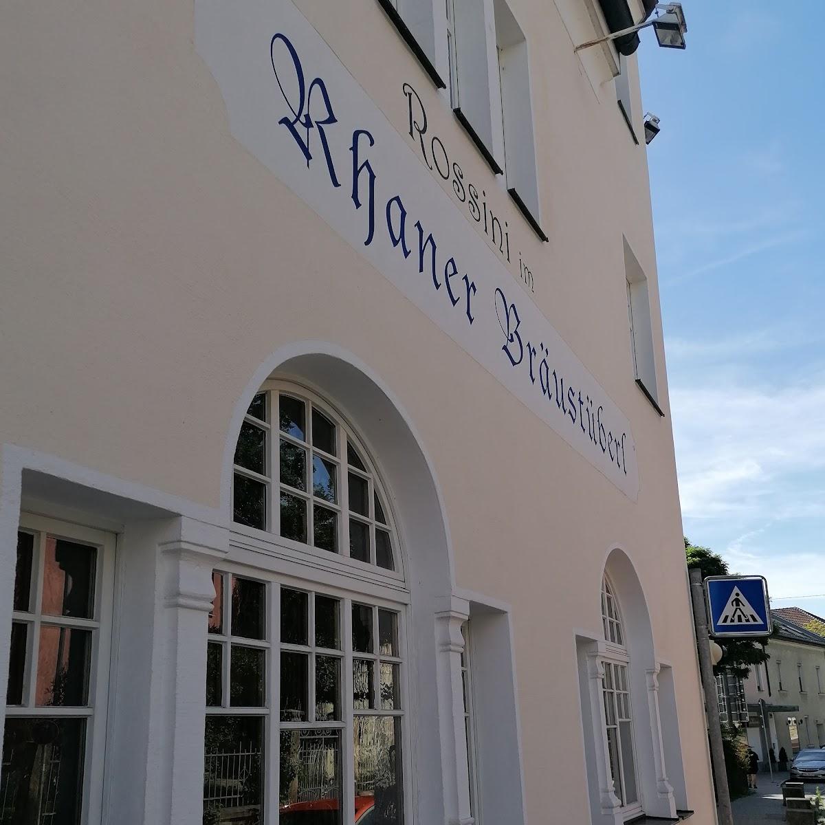 Restaurant "Rossini im Rhaner Bräustüberl" in Cham