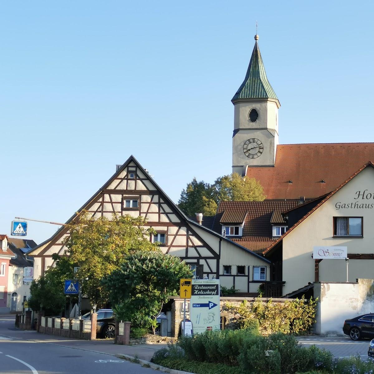 Restaurant "Altes Gästehaus Sonne (Neu Ferienwohnung)" in Schliengen