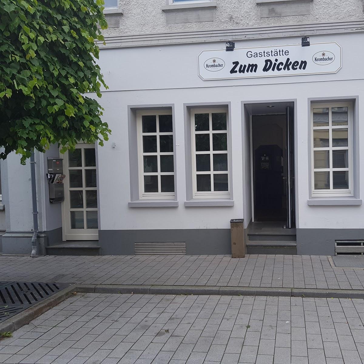 Restaurant "Gaststätte zum Dicken" in Rheinberg