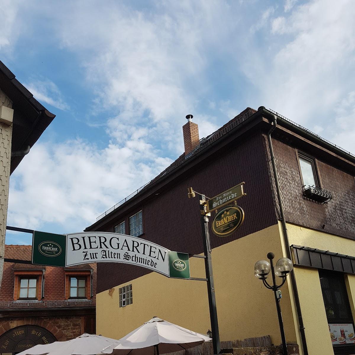 Restaurant "Zur alten Schmiede" in Erbach