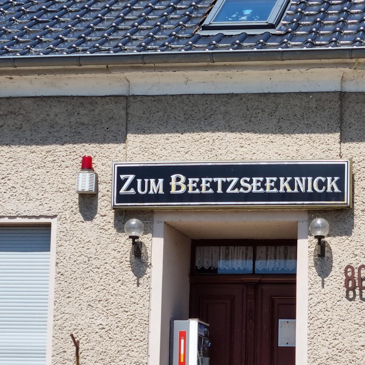 Restaurant "Zum knick" in Beetzsee