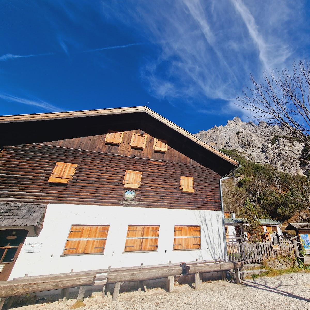 Restaurant "Wimbachgrieshütte" in Ramsau bei Berchtesgaden
