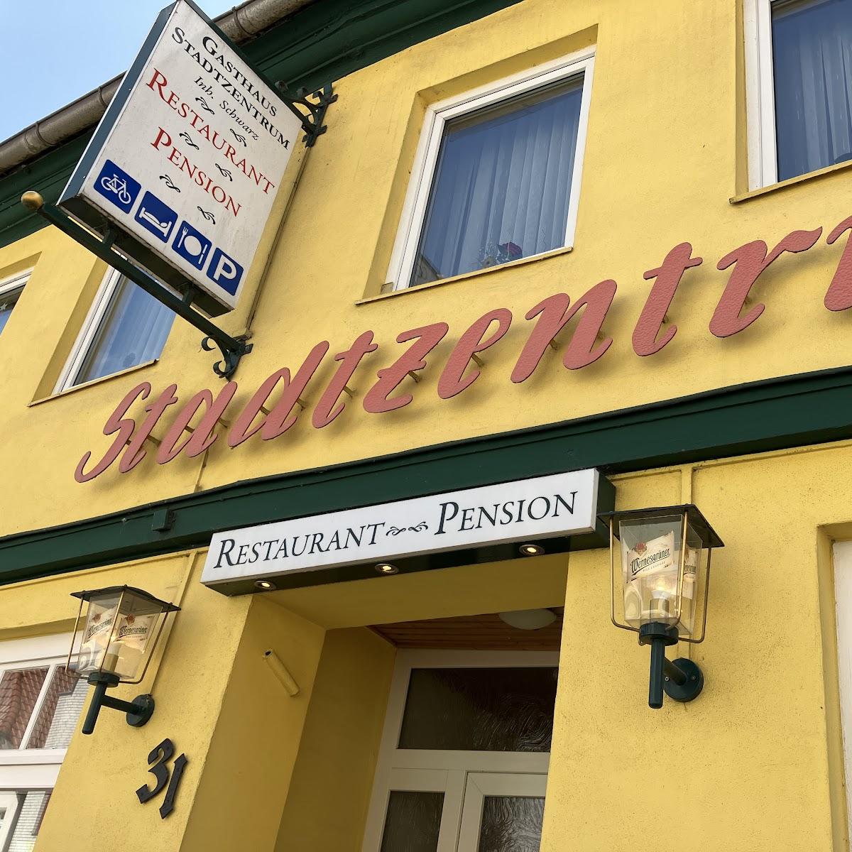 Restaurant "Gasthaus Stadtzentrum - Restaurant und Pension" in Bützow