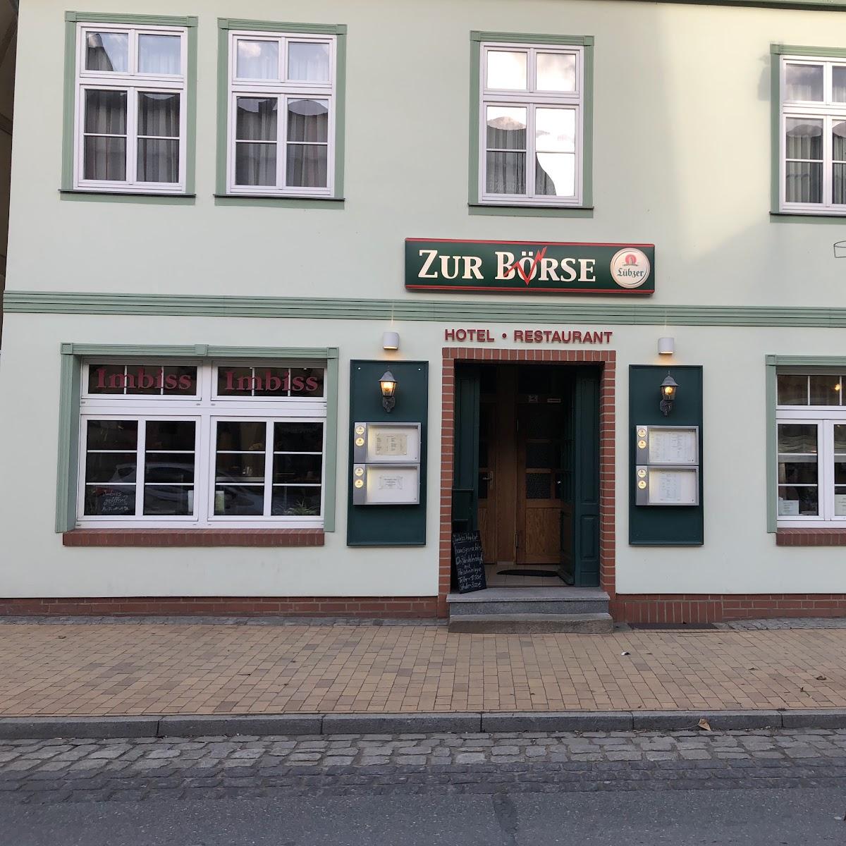 Restaurant "Zur Börse" in Bützow