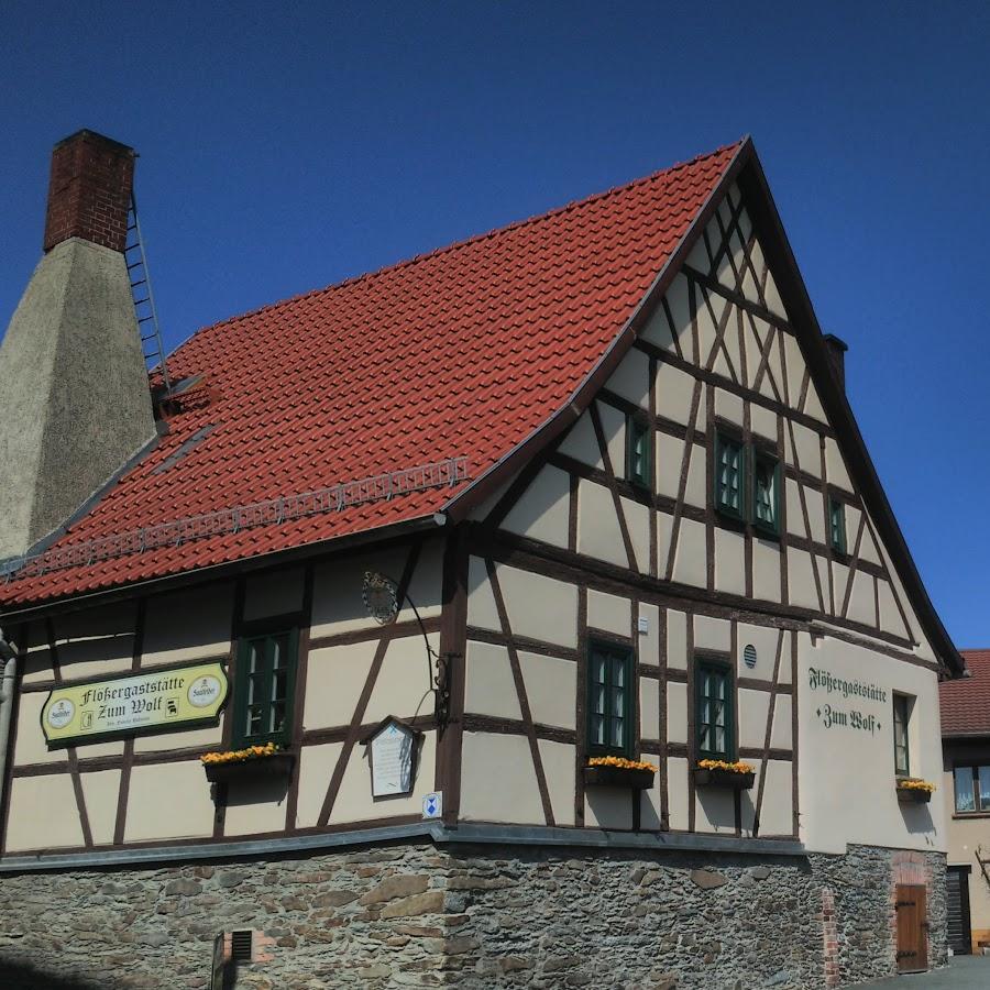 Restaurant "Flößergaststätte & Pension  Zum Wolf " in Drognitz