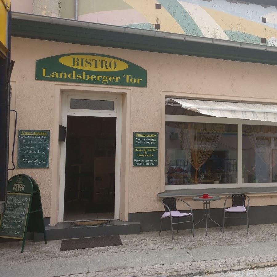 Restaurant "Bistro am Landsberger Tor" in Strausberg