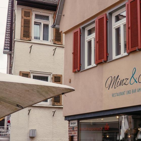 Restaurant "Minz & Kunz" in Bietigheim-Bissingen