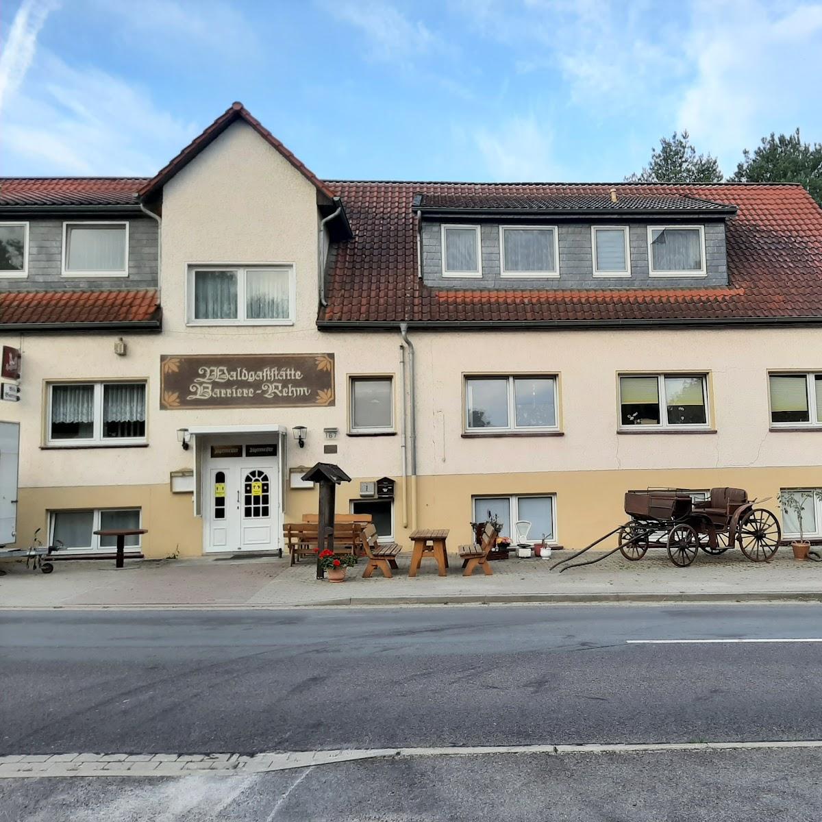 Restaurant "Waldgaststätte Barriere Rehm" in Walbeck