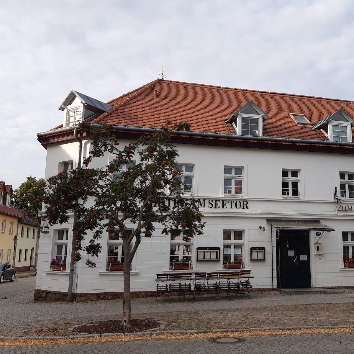 Restaurant "Hotel am Seetor" in Angermünde