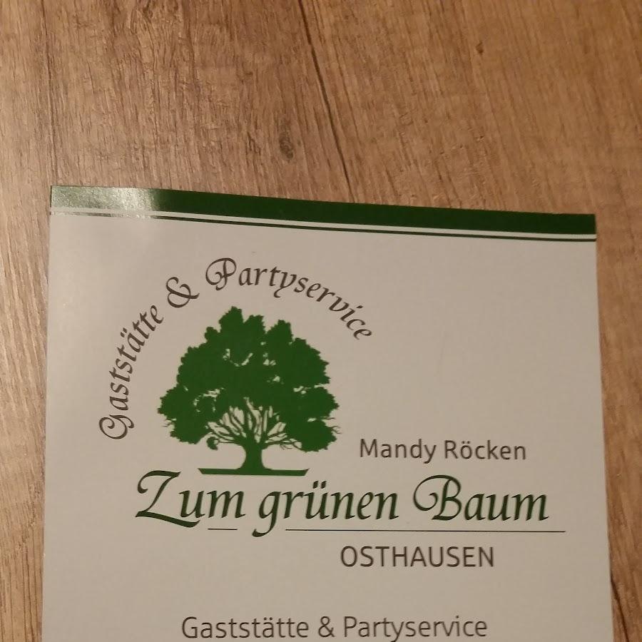Restaurant "Gaststätte&Partyservice Mandy Röcken  Zum grünen Baum " in Osthausen-Wülfershausen