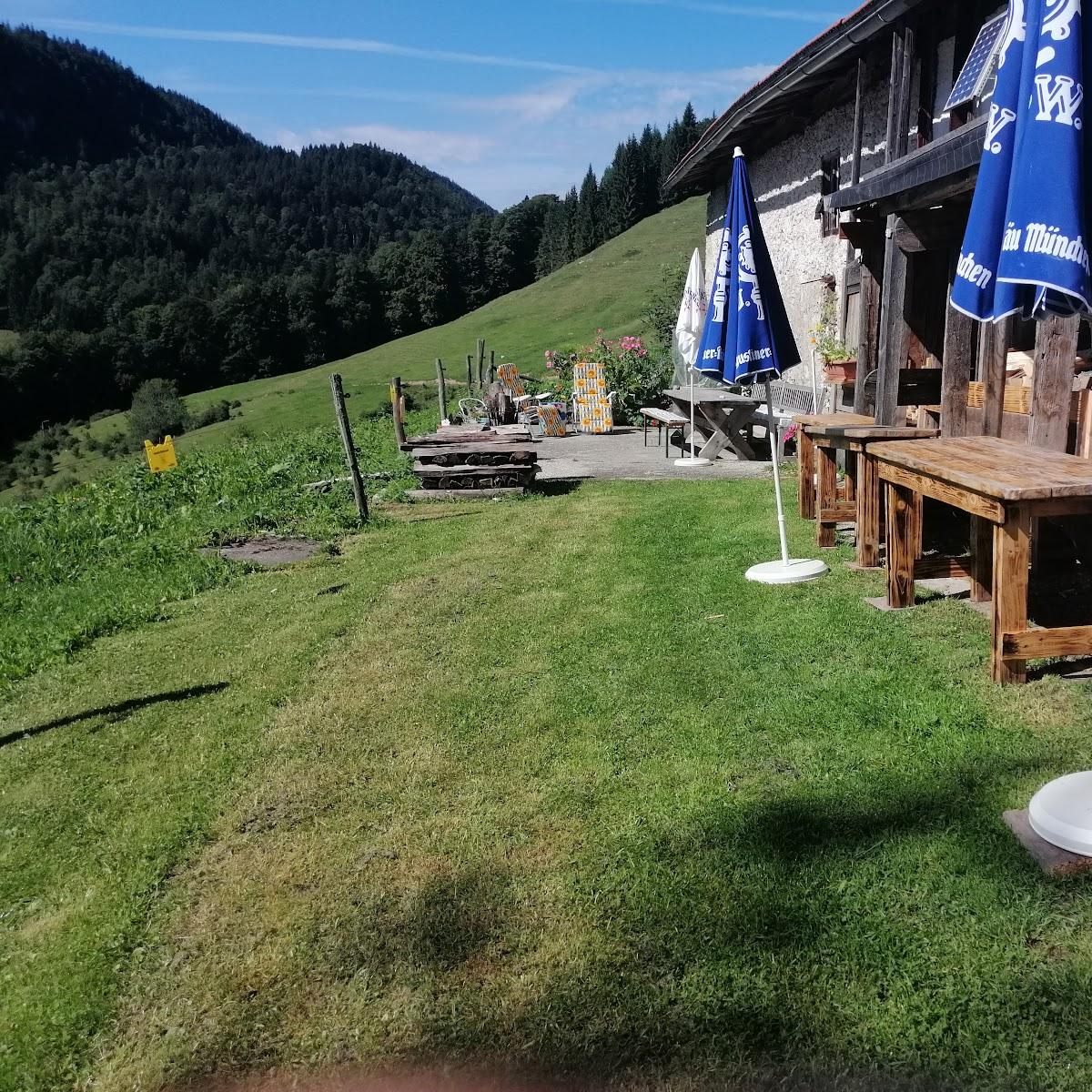 Restaurant "Baumgartner Alm" in Unterwössen