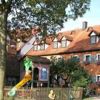 Restaurant "Ferienbauernhof, Landgasthof Stadelmann" in Colmberg