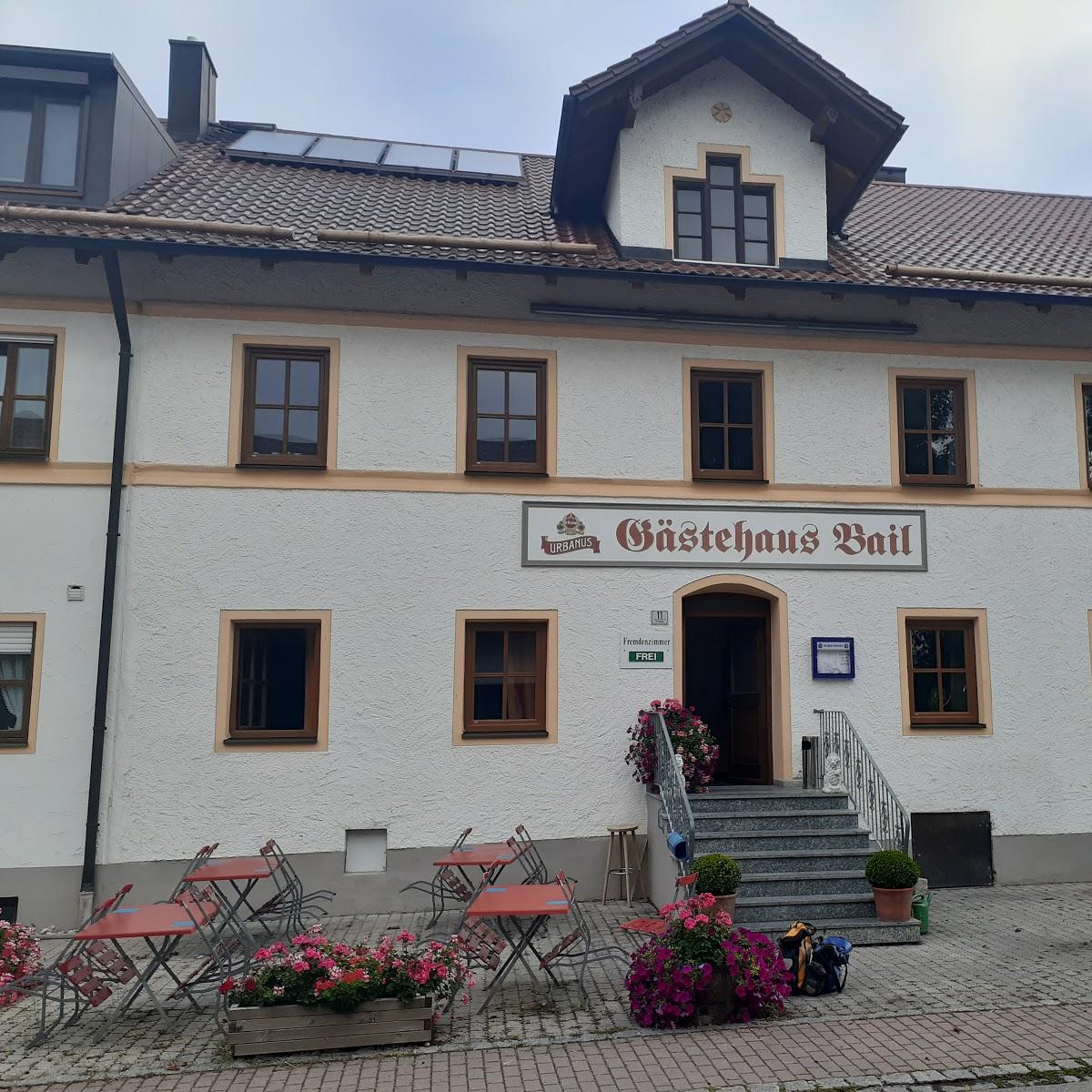Restaurant "Gästehaus Bail" in Hohenkammer