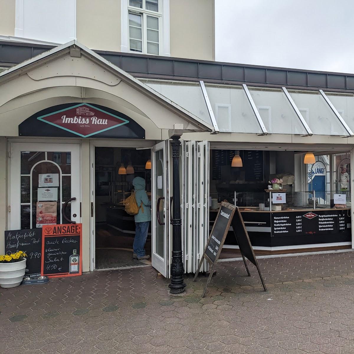 Restaurant "Imbiss Rau" in Borkum