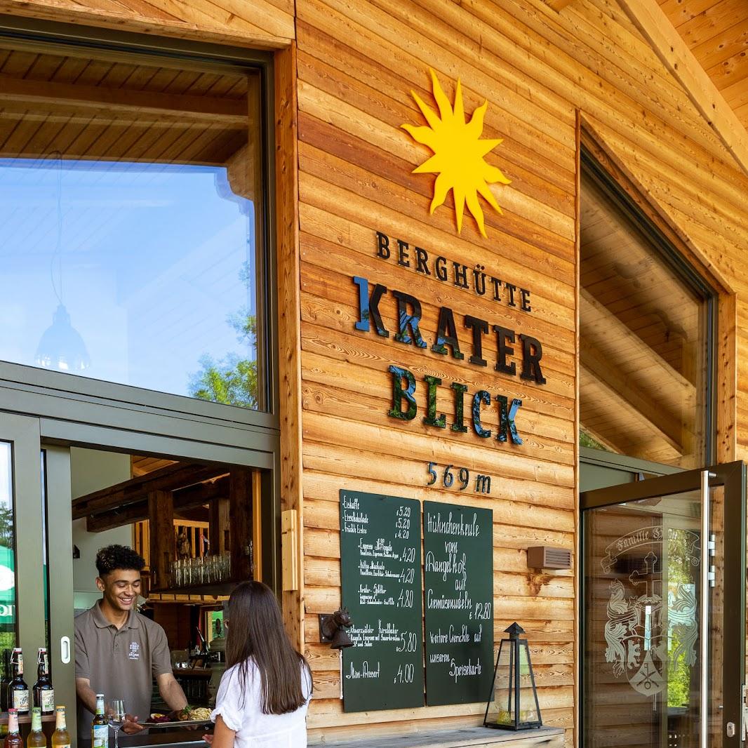 Restaurant "Berghütte Kraterblick - Melanie Maier" in Steinheim am Albuch