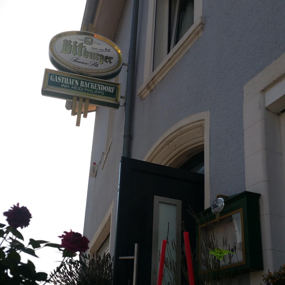 Restaurant "Gasthaus Backendorf,  Beim Heidi " in Wincheringen