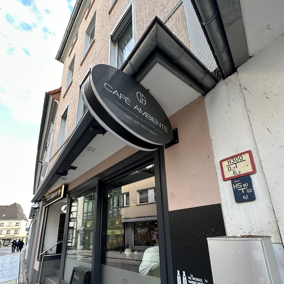 Restaurant "Café Bistro Ambiente" in Unna