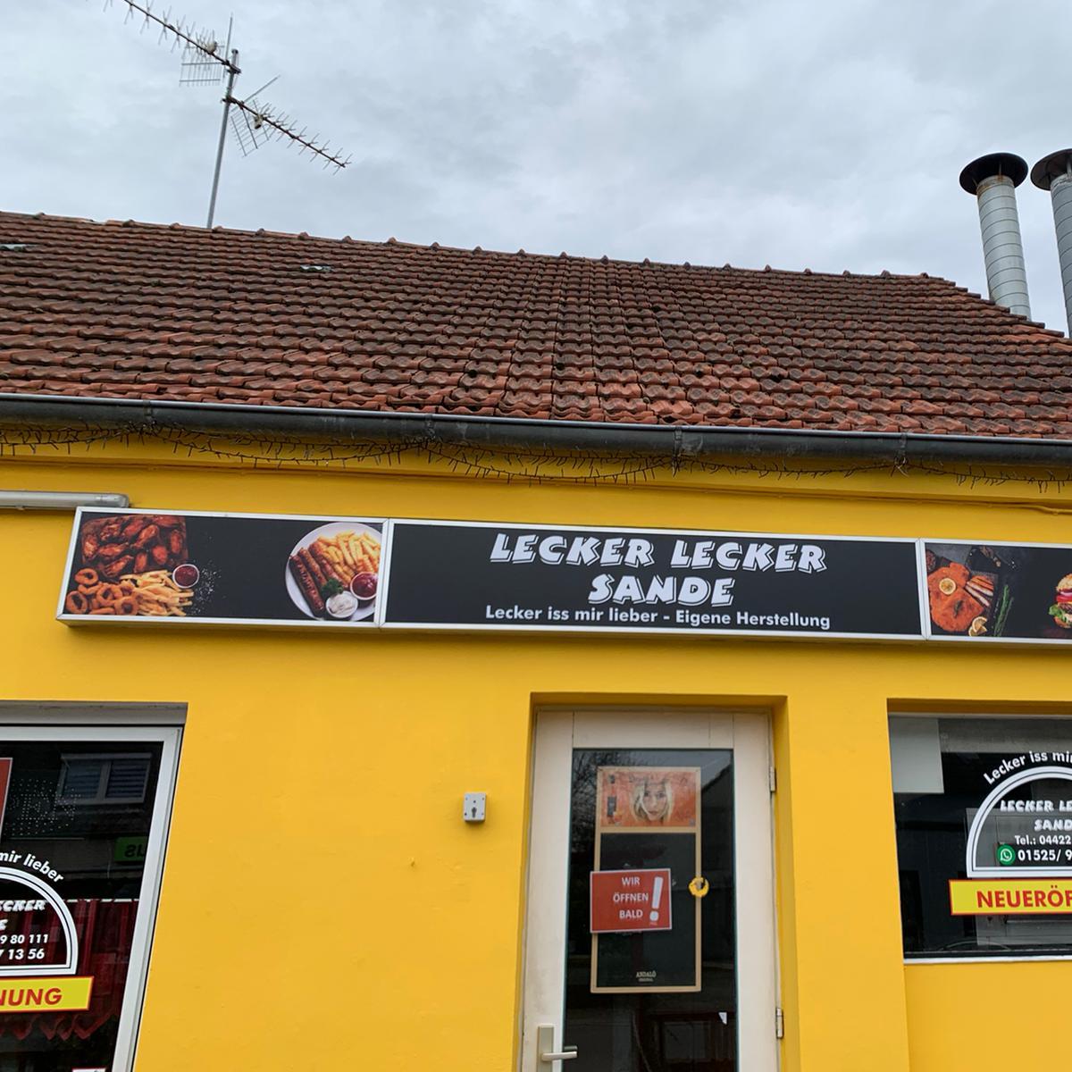Restaurant "Lecker Lecker" in Sande