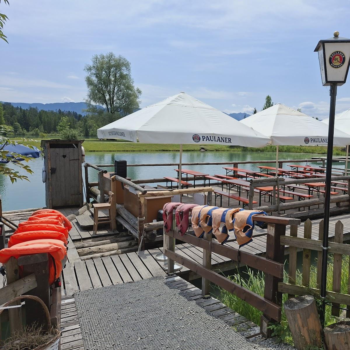 Restaurant "Flößerstadl am Bootsverleih" in Lechbruck am See
