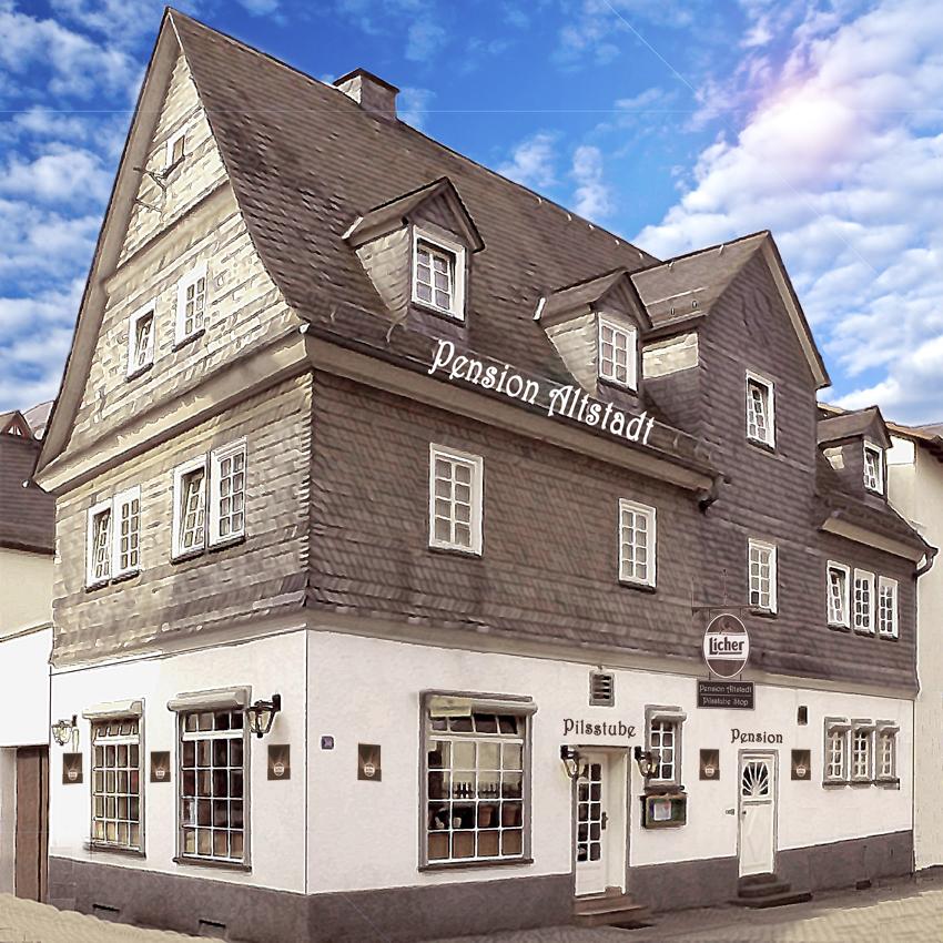 Restaurant "Pension Altstadt & Pilsstube Stop" in Herborn