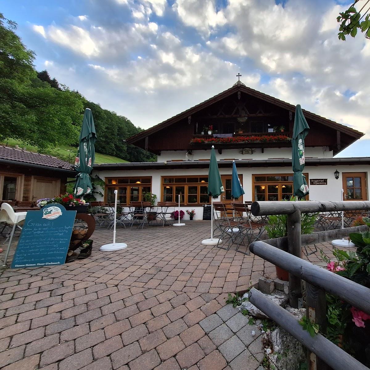 Restaurant "Berggasthof Schweinsteig" in Brannenburg