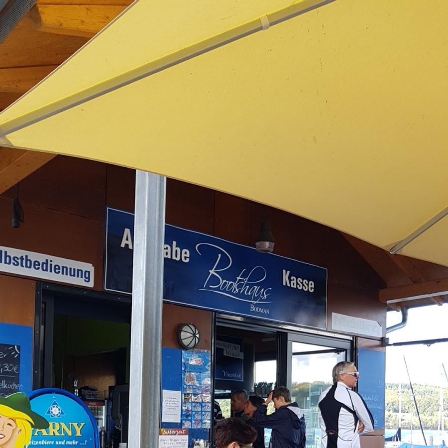 Restaurant "Bootshaus Biergarten" in Bodman-Ludwigshafen