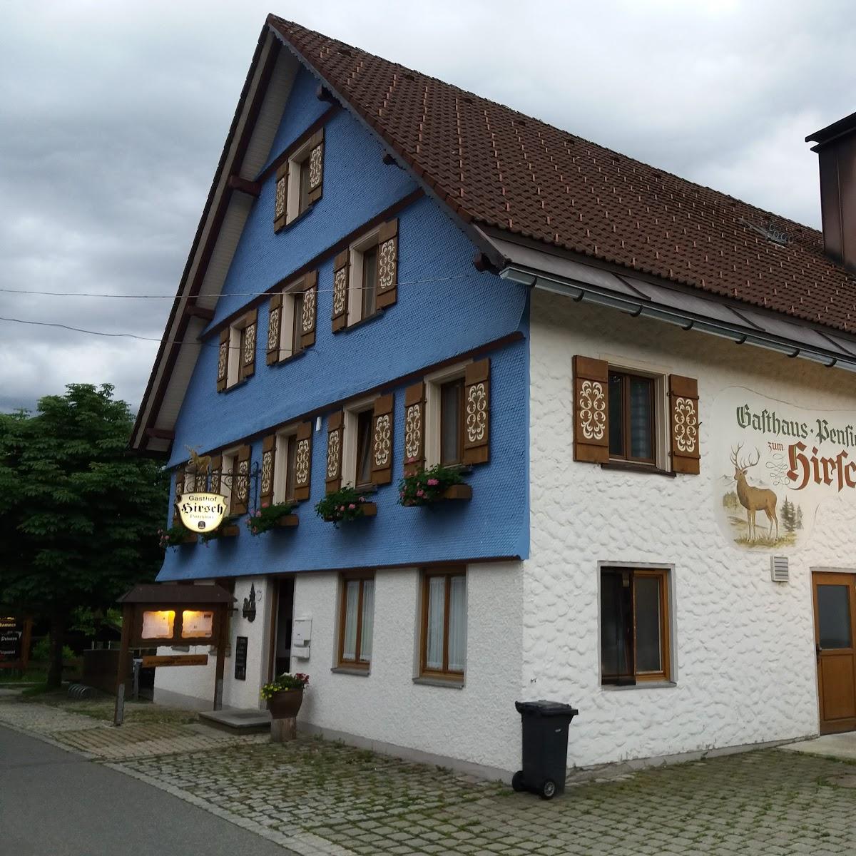 Restaurant "Gasthof Pension Hirsch" in Scheidegg