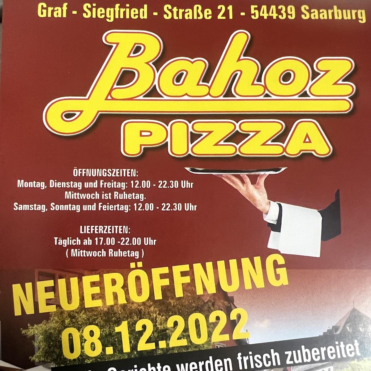 Restaurant "Bahoz Pizza" in Saarburg