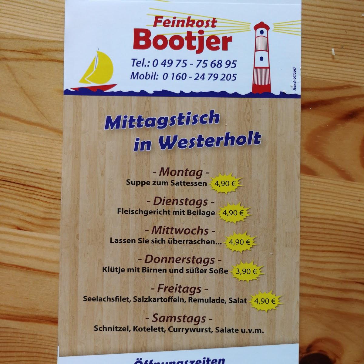 Restaurant "Bootjer´s Feinkost" in Westerholt
