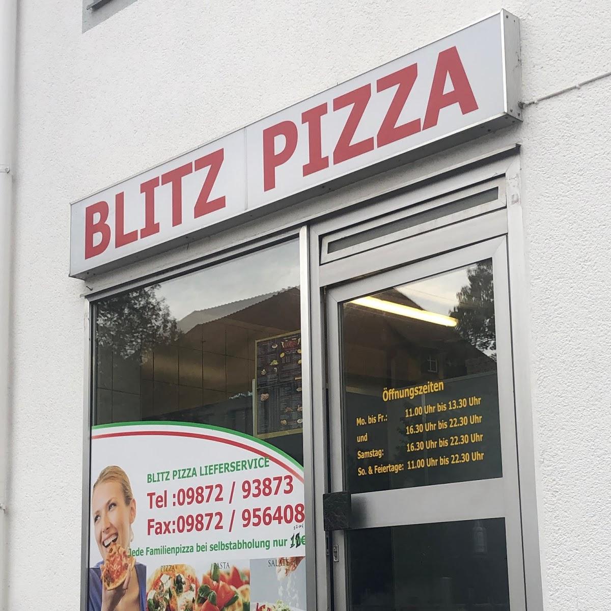 Restaurant "Der Neue Blitz Pizza Lieferservice" in  Heilsbronn