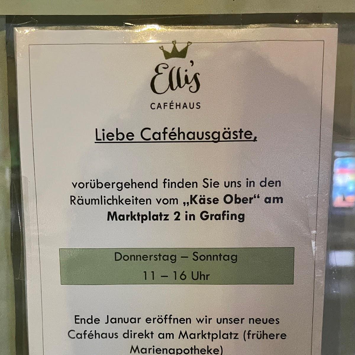 Restaurant "Ellis Caféhaus (temporär)" in Grafing bei München