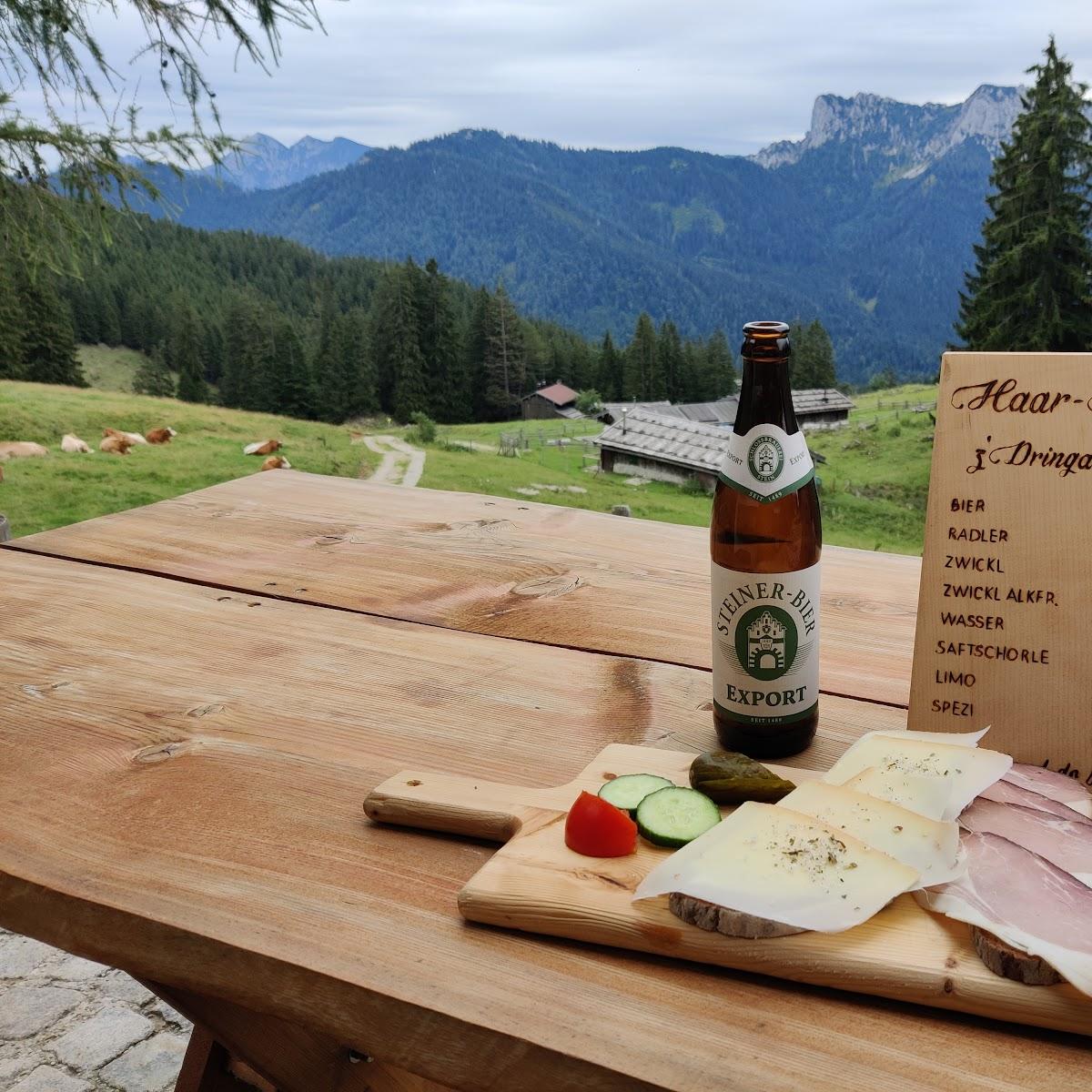 Restaurant "Haar Alm" in Ruhpolding